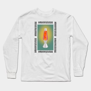 Groovy seventies 70s bright lava lamp, groovy baby Long Sleeve T-Shirt